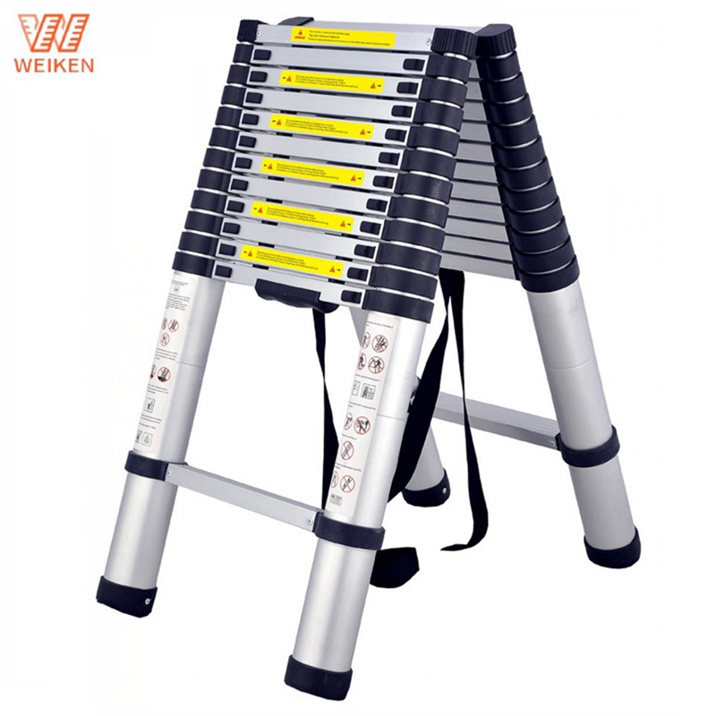 3.8m double side telescopic ladder