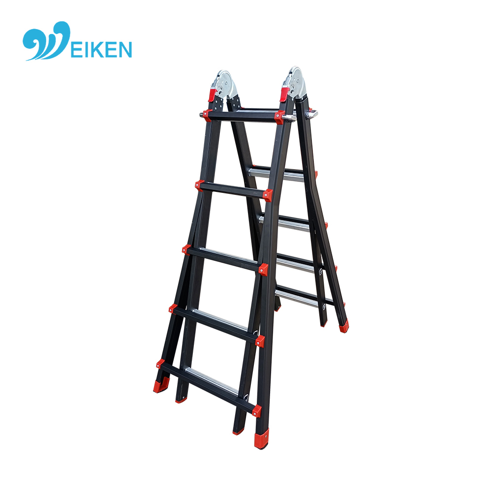 WK-GL05 Black and Red color Multi-purpose ladder